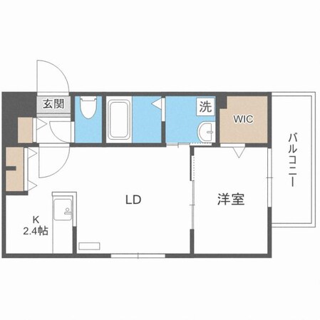 ブランシャール札幌STATIONの物件間取画像